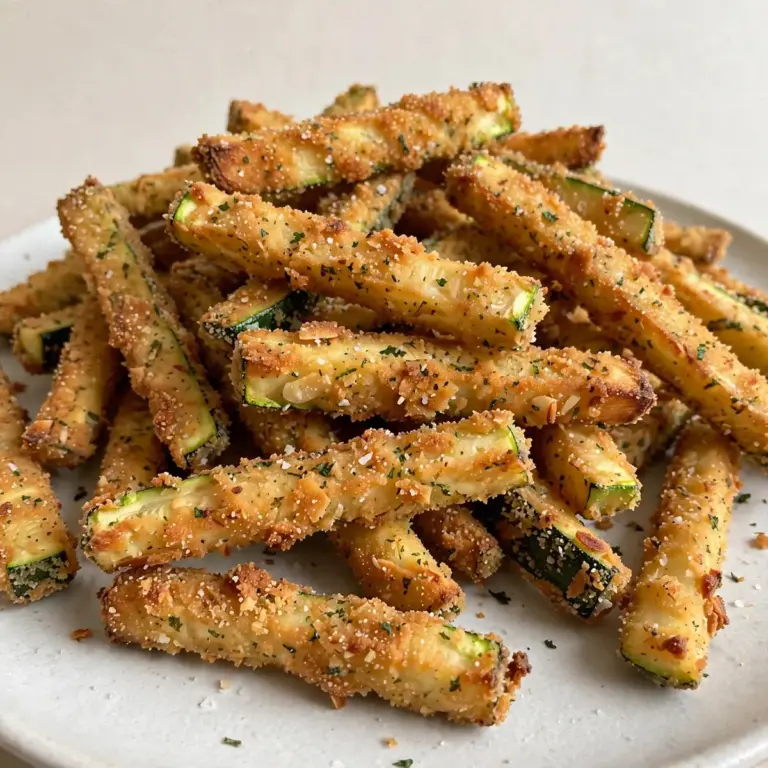 Cozy Weekend Crispy Air Fryer Zucchini Fries