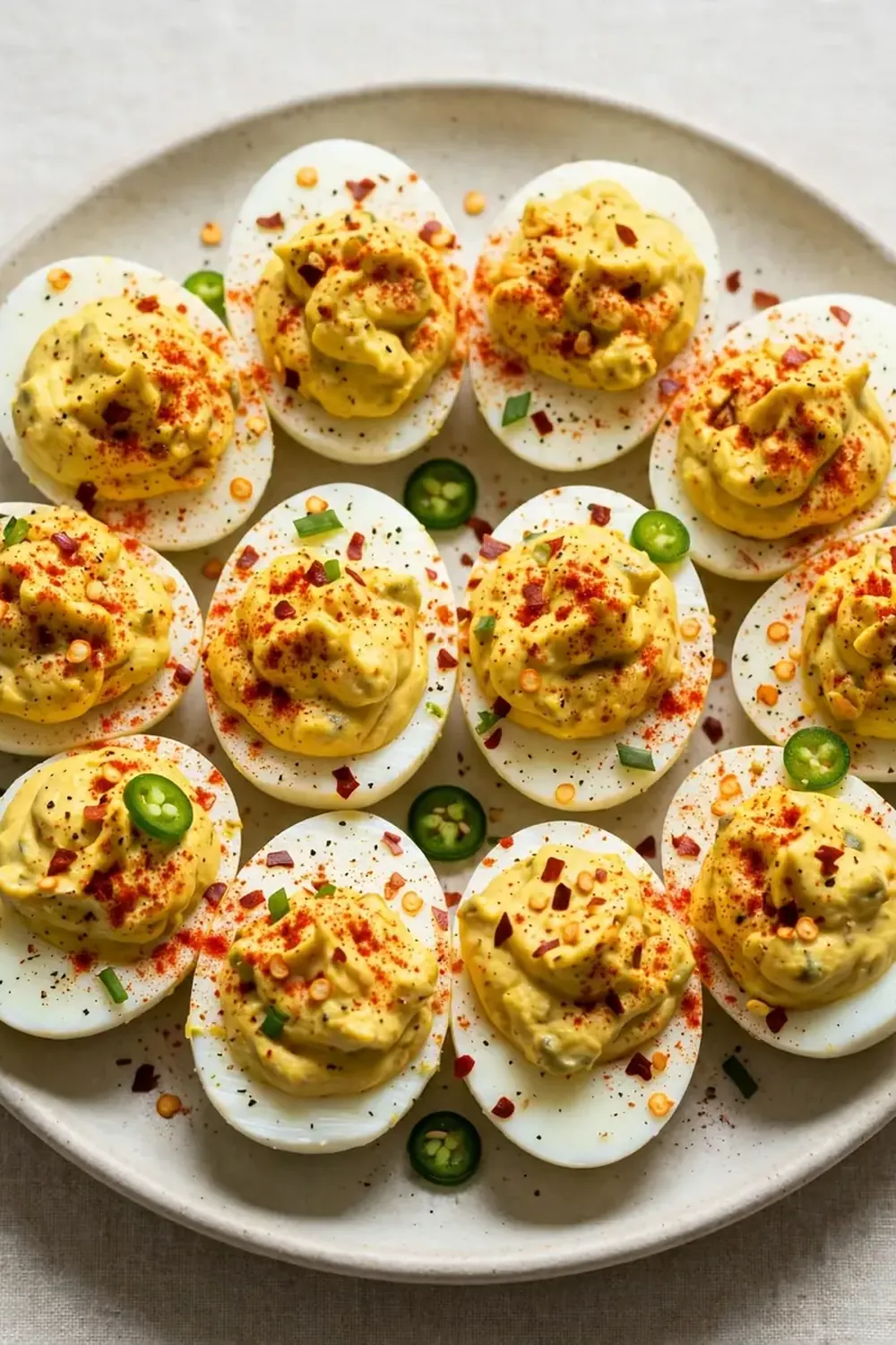 Spicy Deviled Eggs with Smoked Paprika