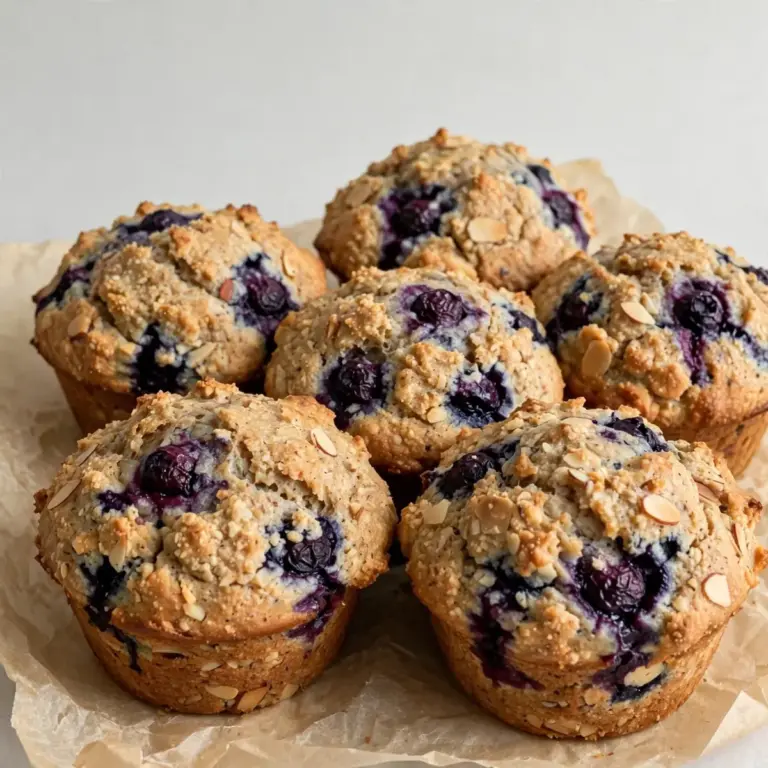 Warm & Aromatic Keto Blueberry Muffins