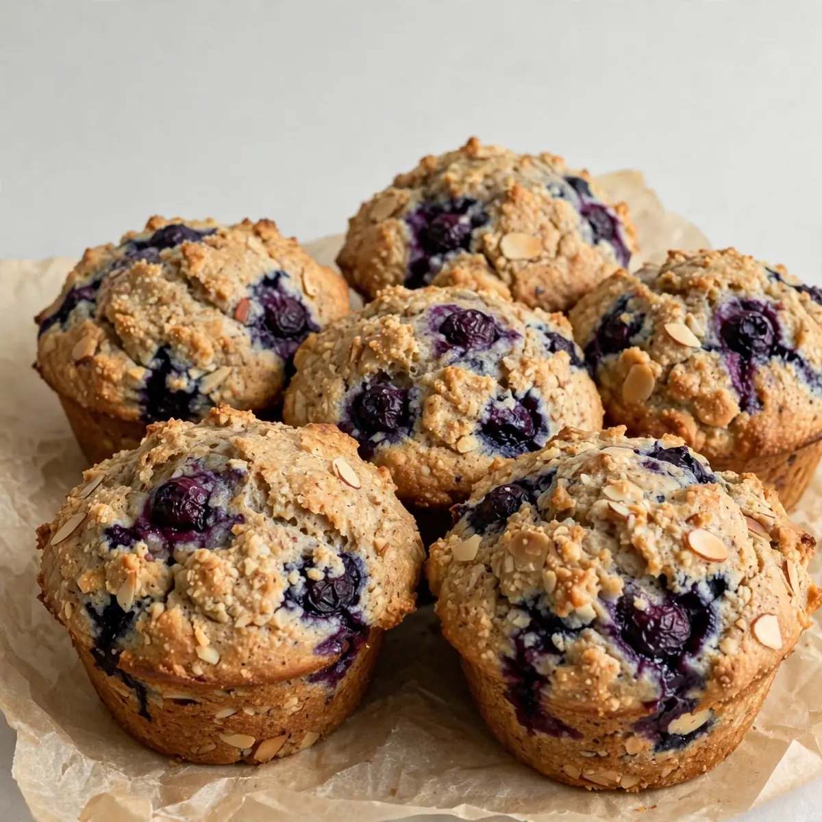 Warm & Aromatic Keto Blueberry Muffins