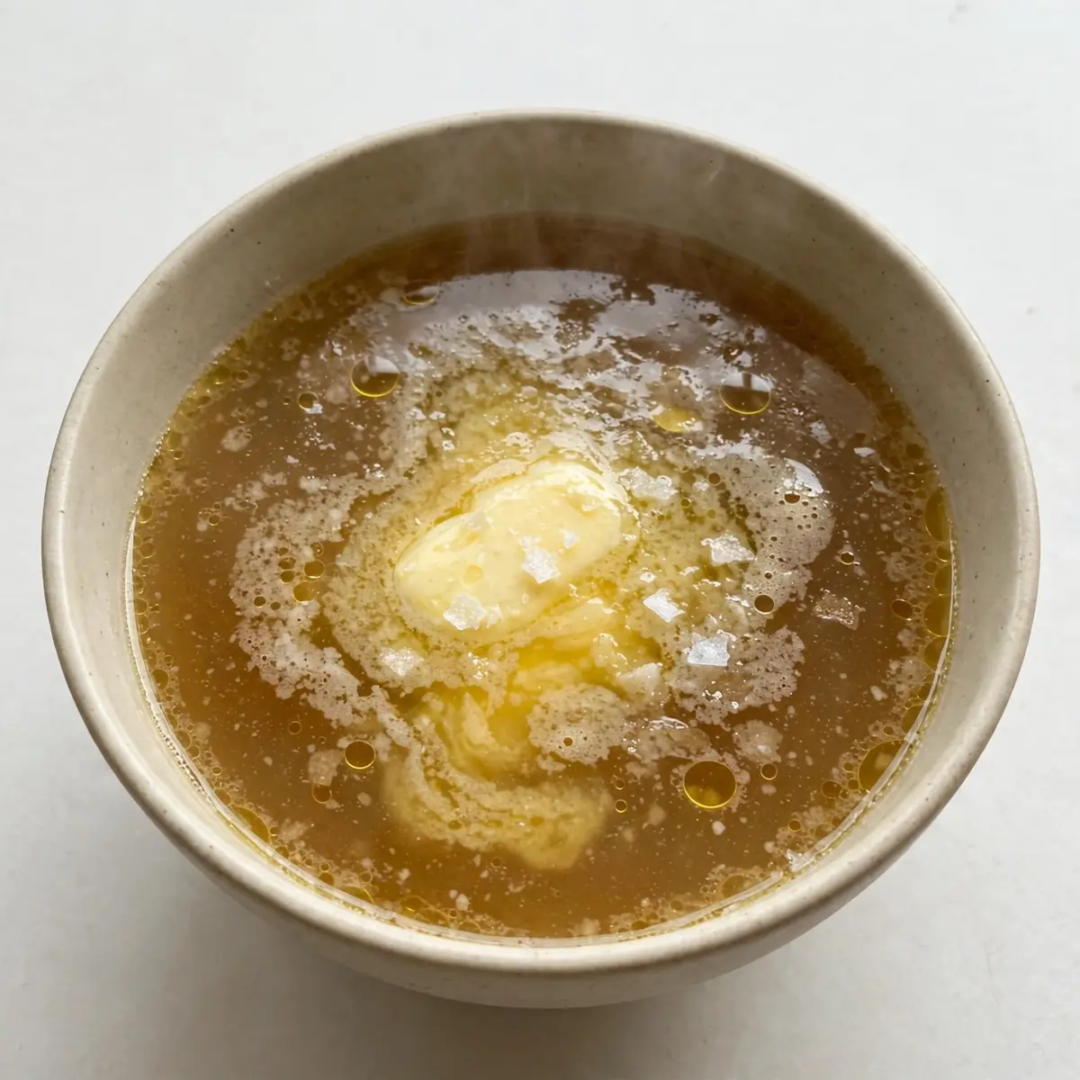 Weekend Comfort: Pure Beef Bone Broth with Butter